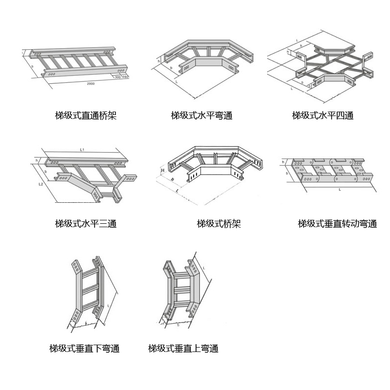 梯级式电缆桥架